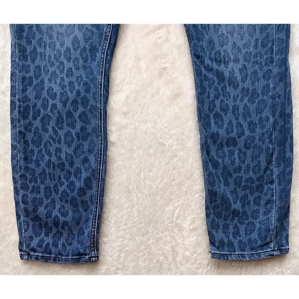 Jen7 7 for All Mankind Ankle Skinny Jeans in NightFall Leopard, Size 10 - Picture 9 of 14